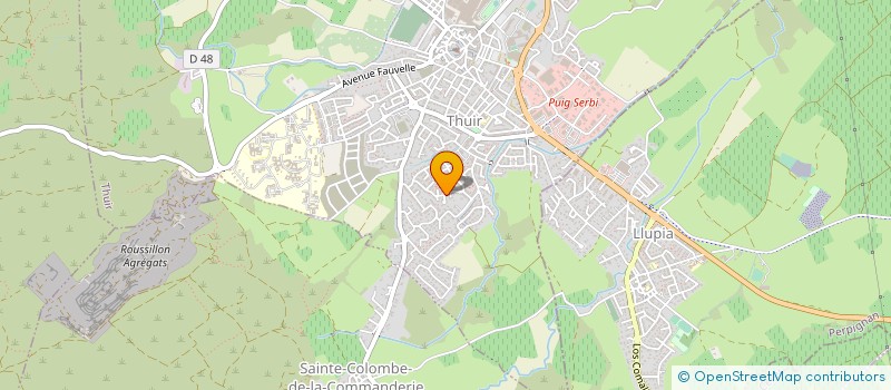 localisation de l'entreprise COMITE DE JUMELAGE ORDINO THUIR  THUIR