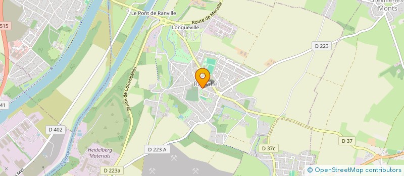 localisation de l'entreprise COMITE DE JUMELAGE RANVILLE MOTTEN à RANVILLE