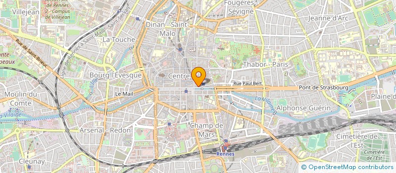 localisation de l'entreprise COMITE DE JUMELAGE RENNES ALMATY  RENNES