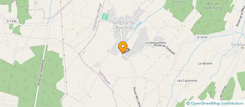 localisation de l'entreprise COMITE DE JUMELAGE SAINT CYR DU RONCERAY AVEC LEINACH KOMITEE FUR EUROPAICHE PARTNERSCHAFT LEINACH  VALORBIQUET