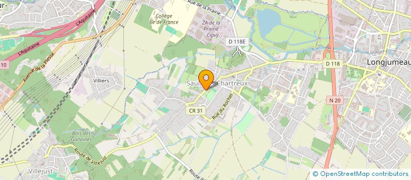 localisation de l'entreprise COMITE DE JUMELAGE SAULX  SAULX-LES-CHARTREUX