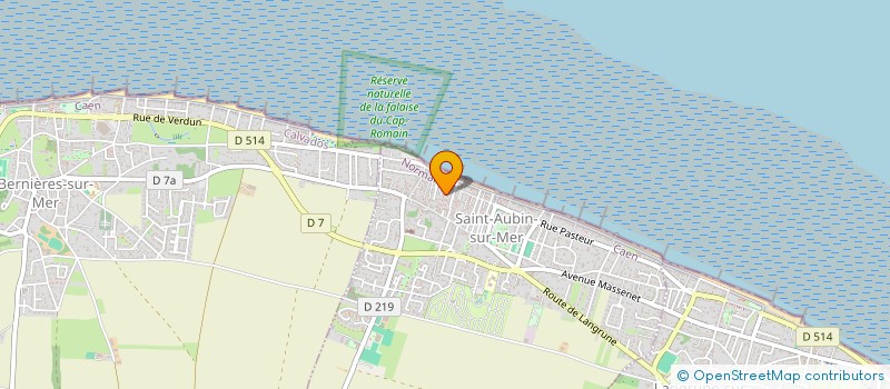 localisation de l'entreprise COMITE DE JUMELAGE ST AUBIN S MER  SAINT-AUBIN-SUR-MER