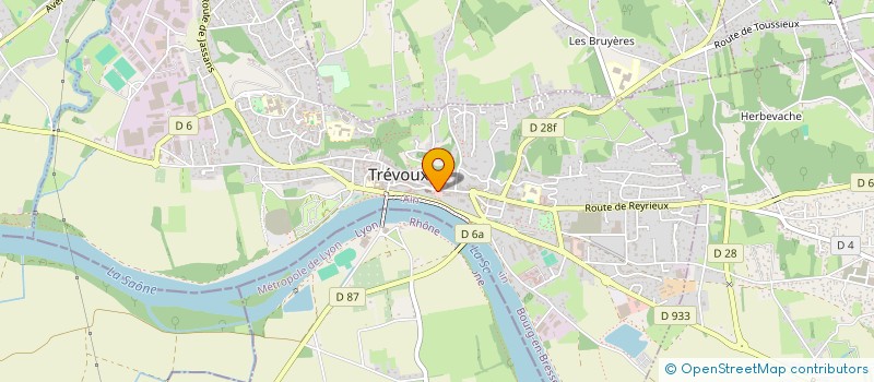 localisation de l'entreprise COMITE DE JUMELAGE TREVOUX ET RIBEIRA DE PENA à TREVOUX