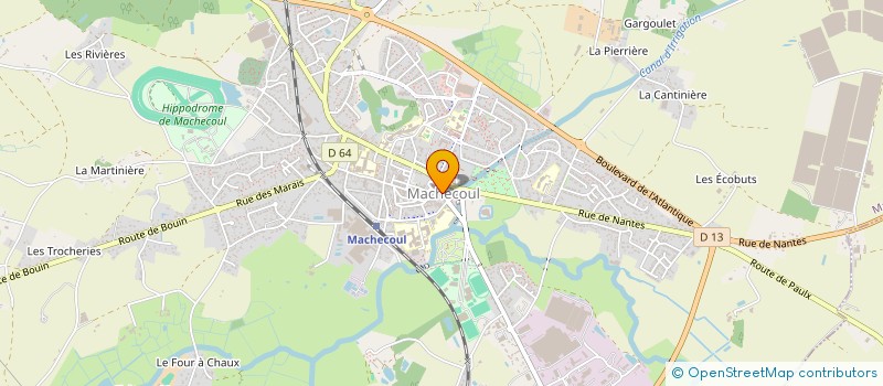 localisation de l'entreprise COMITE DE JUMELAGE UHLINGEN BIRKENDORF  MACHECOUL-SAINT-MEME