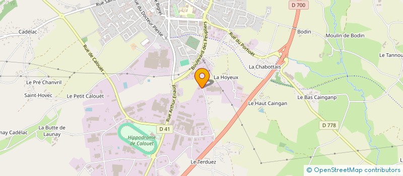 localisation de l'entreprise COMITE DE JUMELAGELOUDEAC-BUDINGEN à LOUDEAC