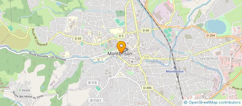 localisation de l'entreprise COMITE DE JUMELAGES DE MONTBRISON-MOINGT  MONTBRISON