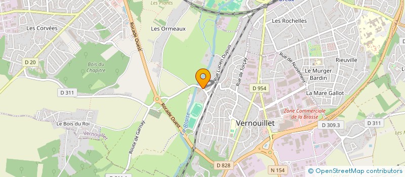 localisation de l'entreprise COMITE DE JUMELAGES DE VERNOUILLET à VERNOUILLET