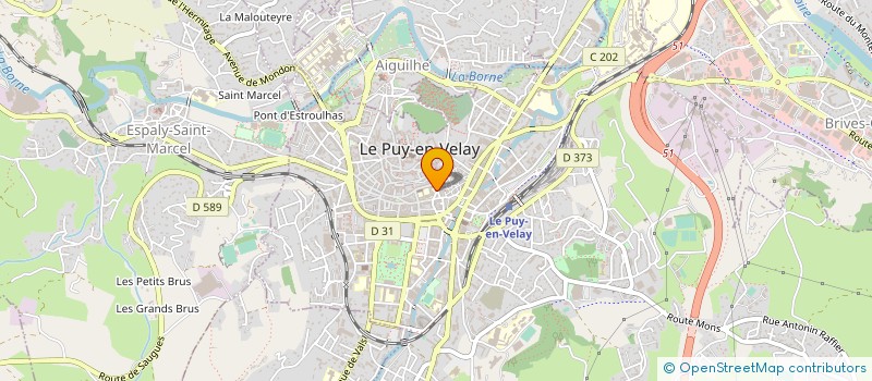 localisation de l'entreprise COMITE DE JUMELAGES VILLE DU PUY EN VELAY à LE PUY-EN-VELAY