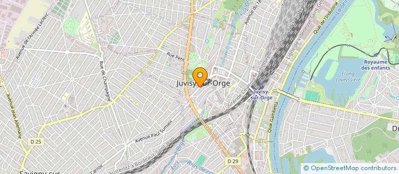 localisation de l'entreprise COMITE DE JUVISY SUR ORGE DE LA FEDERATION NATIONALE DES ANCIENS COMBATTANT... à JUVISY-SUR-ORGE