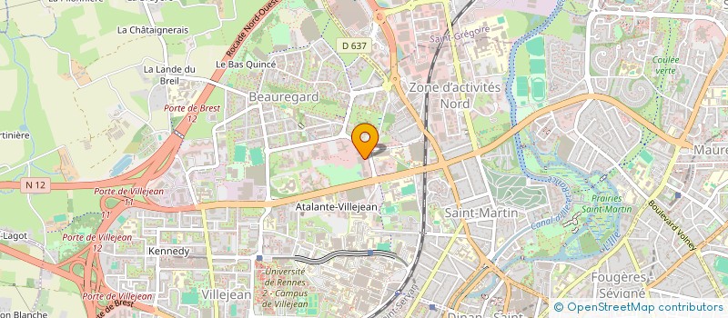 localisation de l'entreprise COMITE DE L ARBRE DE NOEL DE LA PREFECTURE D ILLE ET VILAINE  RENNES
