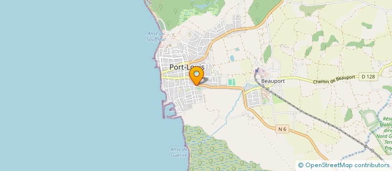 localisation de l'entreprise COMITE DE L'EAU DE PORT LOUIS à PORT-LOUIS