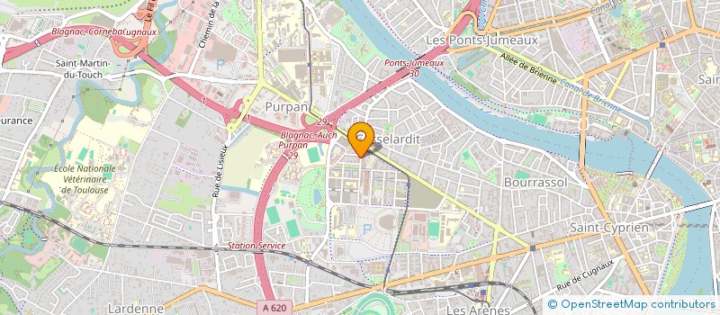 localisation de l'entreprise COMITE DE L'ECOQUARTIER CARTOUCHERIE à TOULOUSE