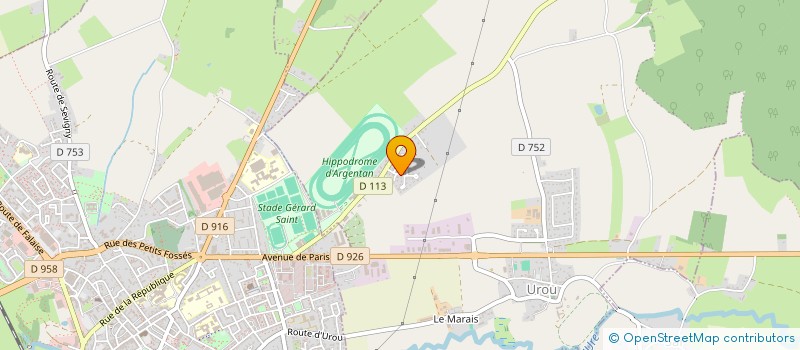 localisation de l'entreprise COMITE DE L ORNE F.F.P.J.P à GOUFFERN EN AUGE