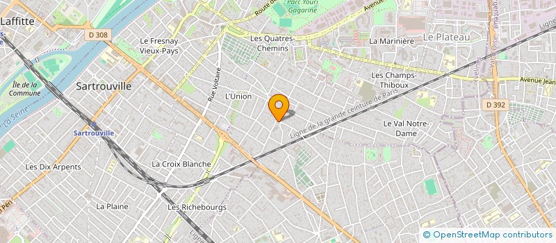 localisation de l'entreprise COMITE DE L UNION à SARTROUVILLE