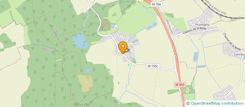 localisation de l'entreprise COMITE DE LA FETE DE CHESNY  CHESNY