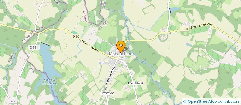 localisation de l'entreprise COMITE DE LA FOIRE A LA FORET COMMUNALE MONLEZUN-D'ARMAGNAC MAUPAS  MONLEZUN D'ARMAGNAC