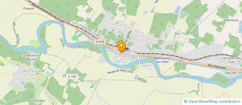 localisation de l'entreprise COMITE DE LA FOIRE AUX ANDOUILLETTES ET AUX PETITS ELEVAGES  MENNETOU-SUR-CHER