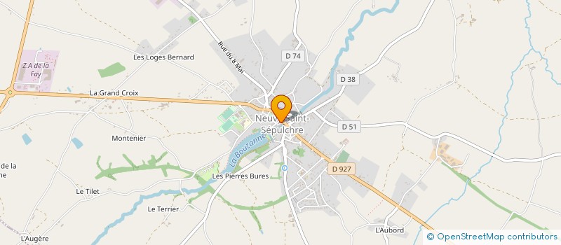 localisation de l'entreprise COMITE DE LA FOIRE BIOLOGIQUE ASS LE GARGAILLOU à NEUVY-SAINT-SEPULCHRE