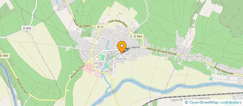 localisation de l'entreprise COMITE DE LA FOIRE DE LA VIGNE DE CHARLY SUR MARNE  CHARLY-SUR-MARNE