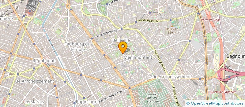 localisation de l'entreprise COMITE DE LA GRANDE MOSQUEE DE PARIS 20  PARIS