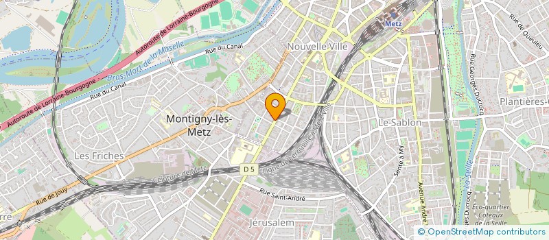 localisation de l'entreprise COMITE DE LA MOSELLE LIGUE CONTRE CANCER à METZ