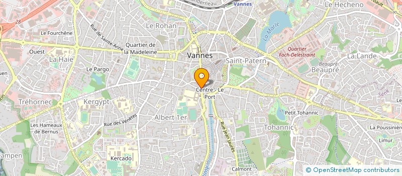 localisation de l'entreprise COMITE DE LA PISTE DU PAYS DE VANNES à VANNES