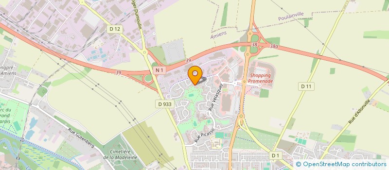 localisation de l'entreprise COMITE DE LA SOMME DE VOLLEY BALL  AMIENS