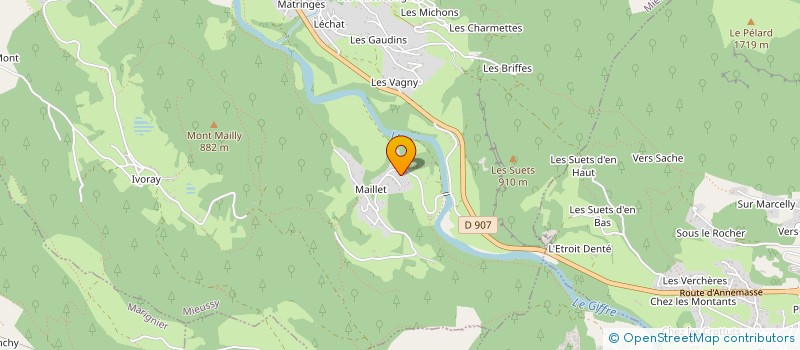 localisation de l'entreprise COMITE DE LA TRAVERSEE DE LA RAMAZ  MIEUSSY