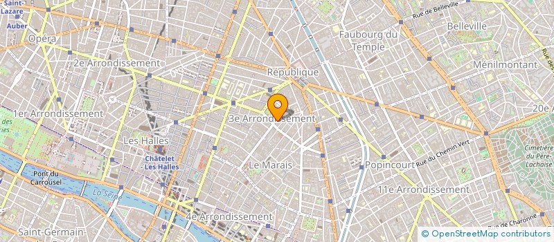 localisation de l'entreprise COMITE DE LIAISON DES ASSOCIATIONS D'ANCIENS COMBATTANTS DEPORTES RESISTANTS DU 3EME ARRONDISSEMENT  PARIS