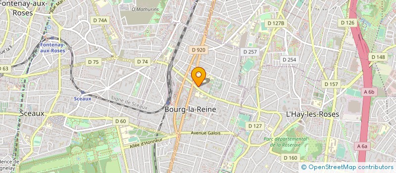 localisation de l'entreprise COMITE DE LIAISON DIAGONAL FRANCE à BOURG-LA-REINE