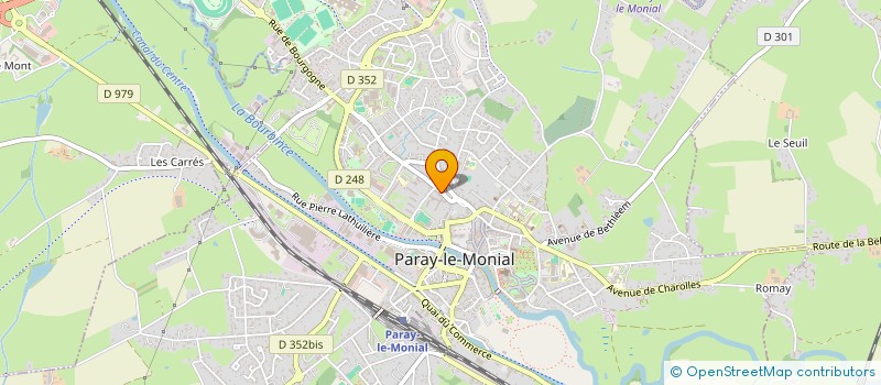 localisation de l'entreprise COMITE DE LOISIRS DE L ECOLE PRIMAIRE DE L INSTITUTION JEANNE D ARC  PARAY-LE-MONIAL