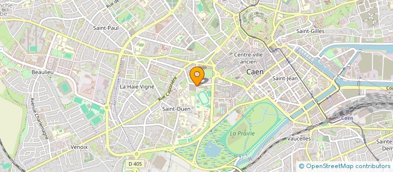 localisation de l'entreprise COMITE DE LOISIRS ET DE L'ACTION SOCIALE CAEN LA MER à CAEN