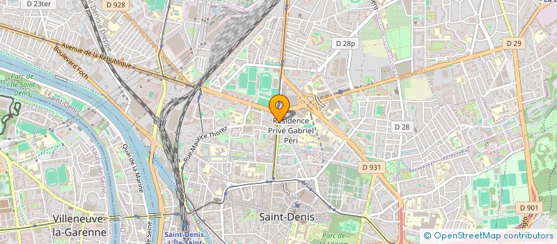 localisation de l'entreprise COMITE DE LUTTE DE SAINT-DENIS (CDL-SD) à SAINT-DENIS