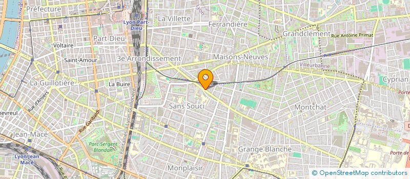 localisation de l'entreprise COMITE DE LYON DE LA FNACA  LYON