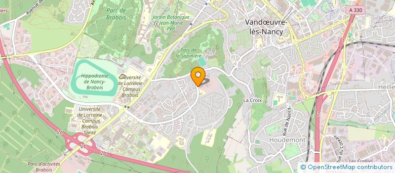 localisation de l'entreprise COMITE DE MEURTHE ET MOSELLE DE LA LIGUE CONTRE LE CANCER  VANDUVRE-LES-NANCY