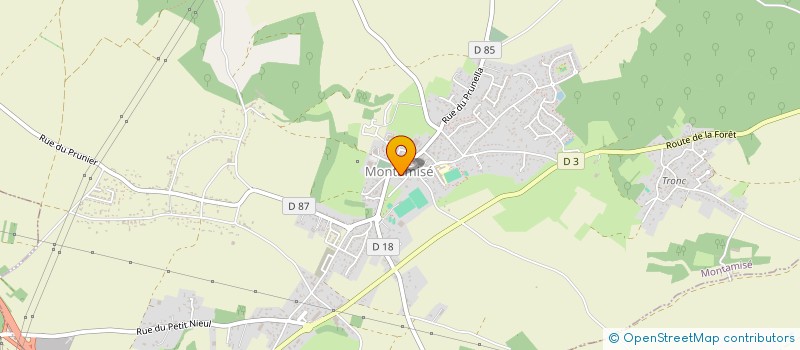 localisation de l'entreprise COMITE DE MONTAMISE DE LA FEDERATION NATIONALE DES ANCIENS COMBATTANTS EN ALGERIE MAROC ET TUNISIE  MONTAMISE