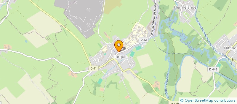 localisation de l'entreprise COMITE DE MOSELLE DE LUTTE  LORQUIN