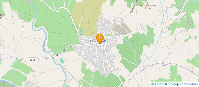 localisation de l'entreprise COMITE DE MURVIEL DE LA F.N.A.C.A. à MURVIEL-LES-BEZIERS