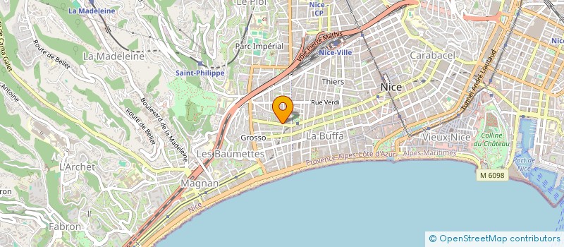 localisation de l'entreprise COMITE DE NICE (ALPES MARITIMES) DE L ASSOCIATION NATIONALE DES ANCIENS COMBATTANTS ET AMI(ES) DE LA RESISTANCE  NICE