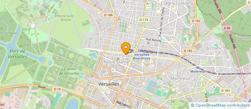 localisation de l'entreprise COMITE DE PARENTS ECOLE MARCEL LAFITAN à VERSAILLES