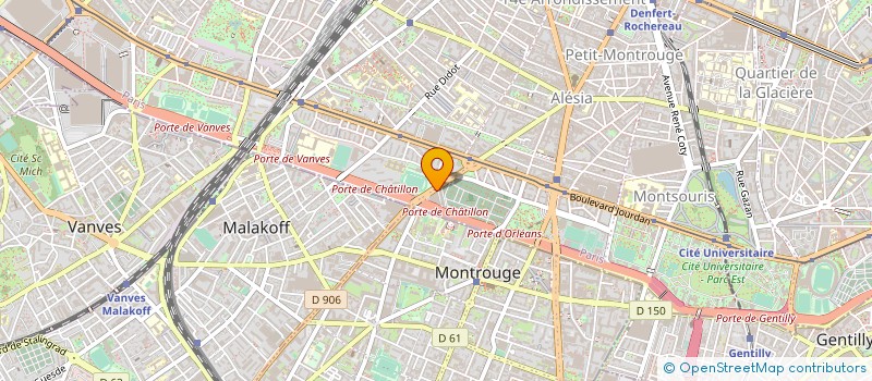 localisation de l'entreprise COMITE DE PARIS DE JUDO JUJITSU KENDO ET DISCIPLINES ASSOCIEES à PARIS
