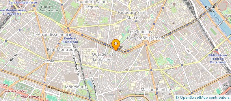 localisation de l'entreprise COMITE DE PARIS DE LA LIGUE NATIONALE CONTRE LE CANCER  PARIS