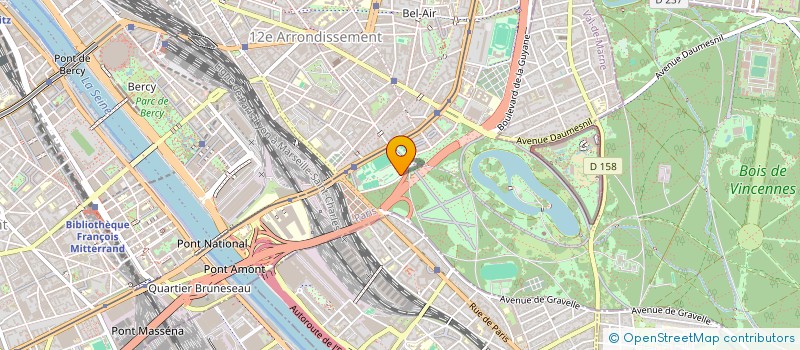 localisation de l'entreprise COMITE DE PARIS FFPJP  PARIS