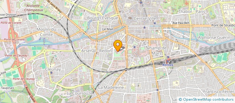 localisation de l'entreprise COMITE DE PATRONAGE LIBERTE SURVEILLEE à RENNES