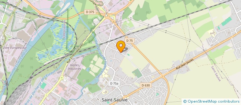 localisation de l'entreprise COMITE DE PECHE DE LA COUPURE MARAIS DE L'EPAIX, BRUAY- SUR- ESCAUT à SAINT-SAULVE