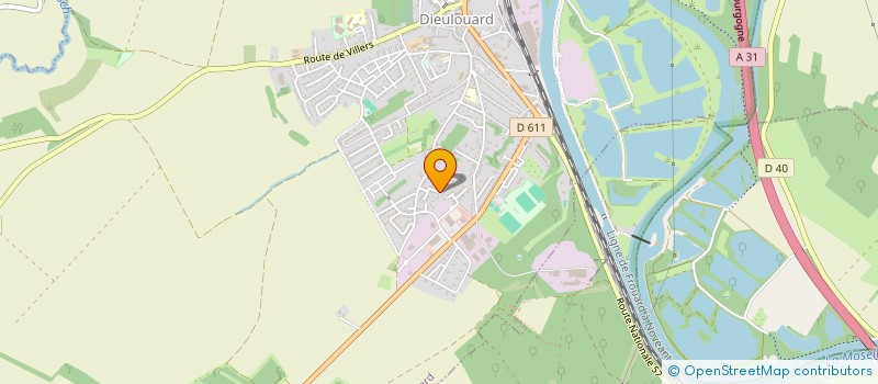 localisation de l'entreprise COMITE DE PONT A MOUSSON DE LA FEDERATION NATIONALE DES ANCIENS COMBATTANTS  EN ALGERIE  DIEULOUARD