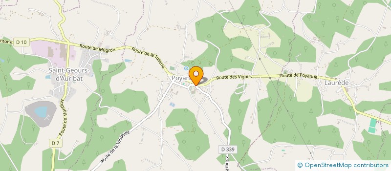 localisation de l'entreprise COMITE DE POYANNE DE LA FEDERATION NATIONALE DES ANCIENS COMBATTANTS EN ALGERIE, MAROC ET TUNISIE  POYANNE