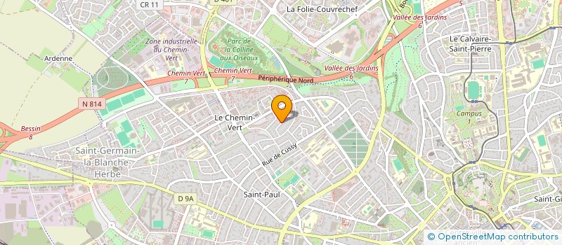 localisation de l'entreprise COMITE DE PREVENTION EN KINESITHERAPIE à CAEN