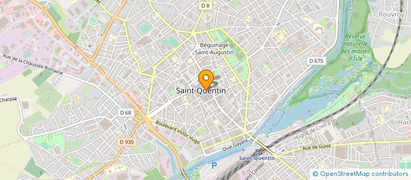 localisation de l'entreprise COMITE DE PROMOTION DES MARCHES DE SAINT-QUENTIN à SAINT-QUENTIN