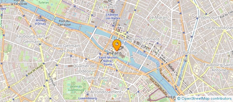 localisation de l'entreprise COMITE DE PROTECTION DES PERSONNES ILE DE FRANCE I à PARIS 4